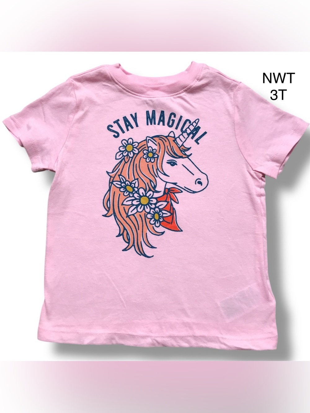 NWT Old Navy Unicorn Short Sleeve Shirt Size 3T